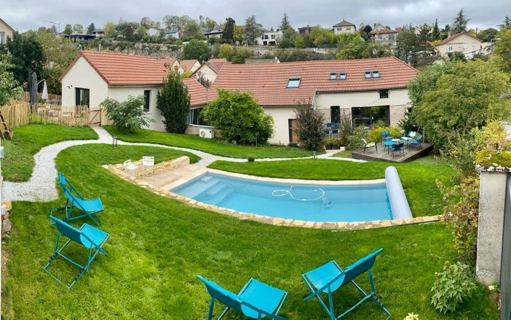 Proche Centre Ville, Gite 4 Etoiles Avec Piscine ديجون المظهر الخارجي الصورة